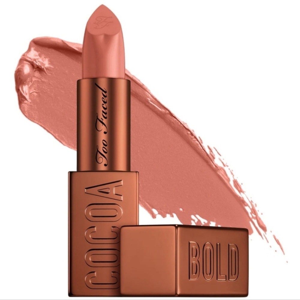 NWT TOO FACED COCOA BOLD EM-POWER CREAM LIPSTICK: HOT CHOCOLATE!